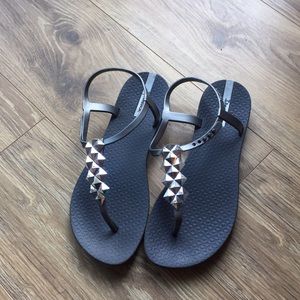 Ipanema Sandals - Grey , Silver